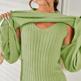 Robe pull en tricot Dixie deux pièces